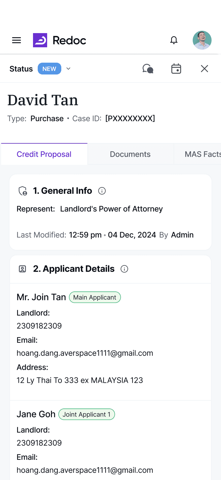 RedocFi mobile platform